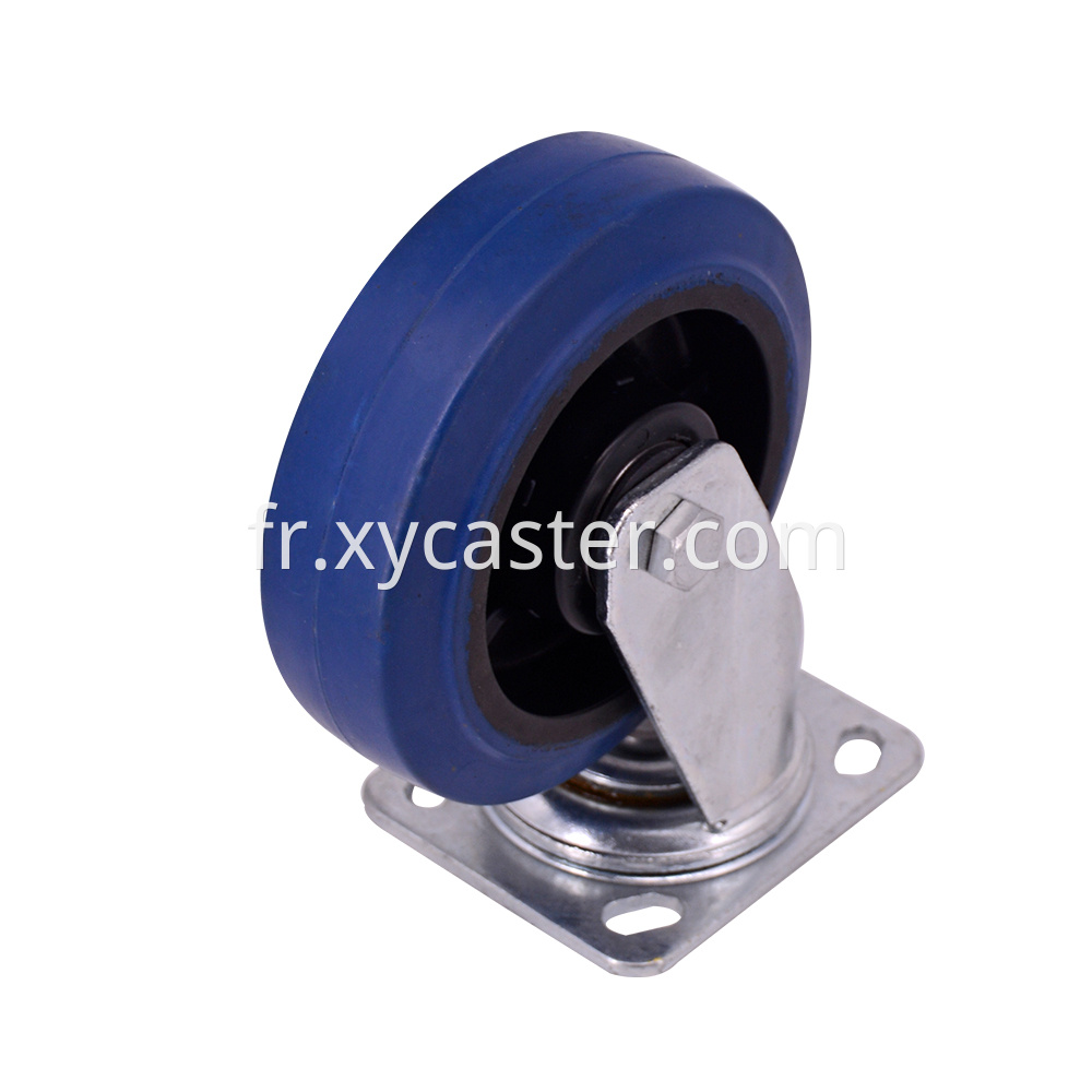 Swivel 6 Inch Rubber Wheel Caster